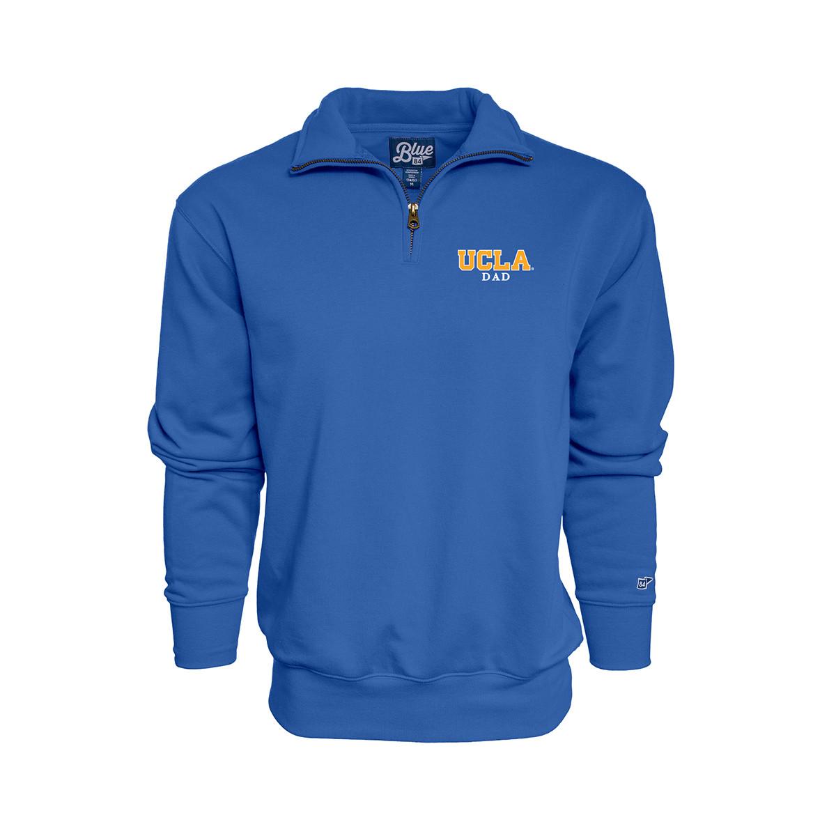 UCLA Block Dad 1/4 Zip Sweatshirt